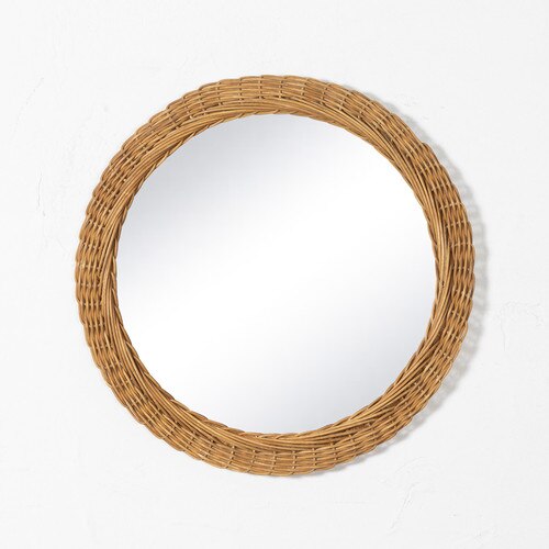 Wicker Mirror